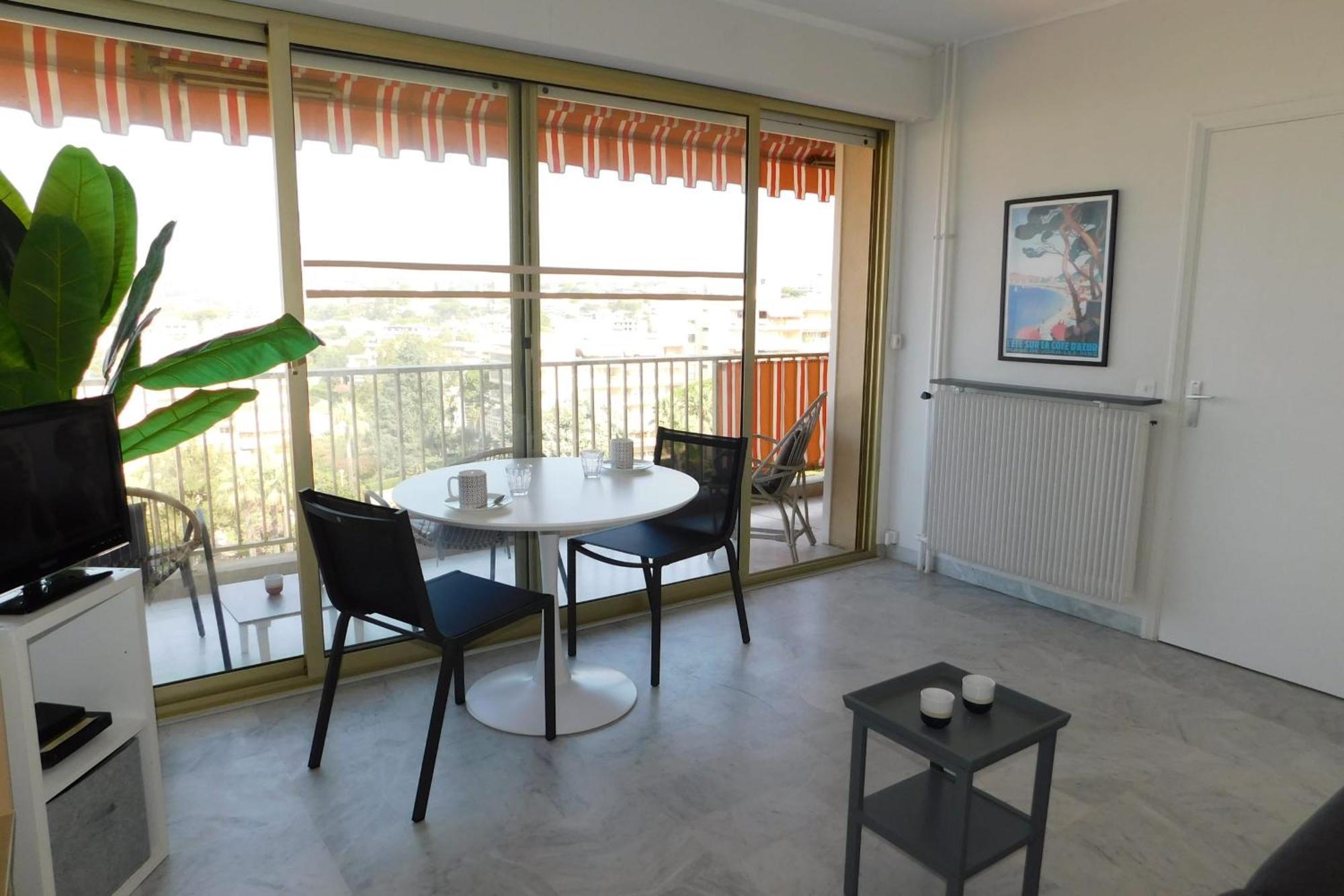 Charming T2 Eden Park With Swimming Pool Private Parking Juan-les-Pins Exterior foto