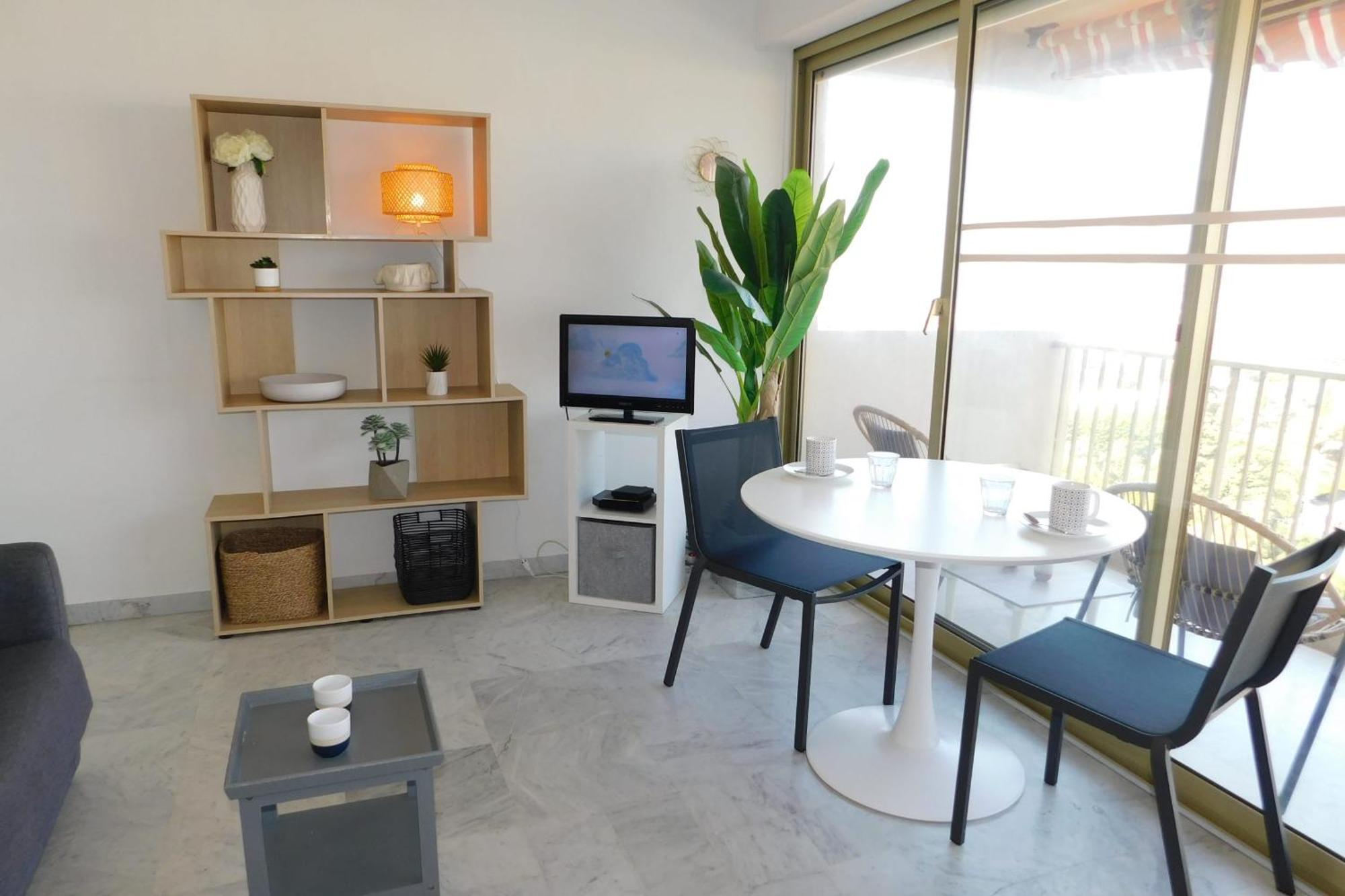 Charming T2 Eden Park With Swimming Pool Private Parking Juan-les-Pins Exterior foto