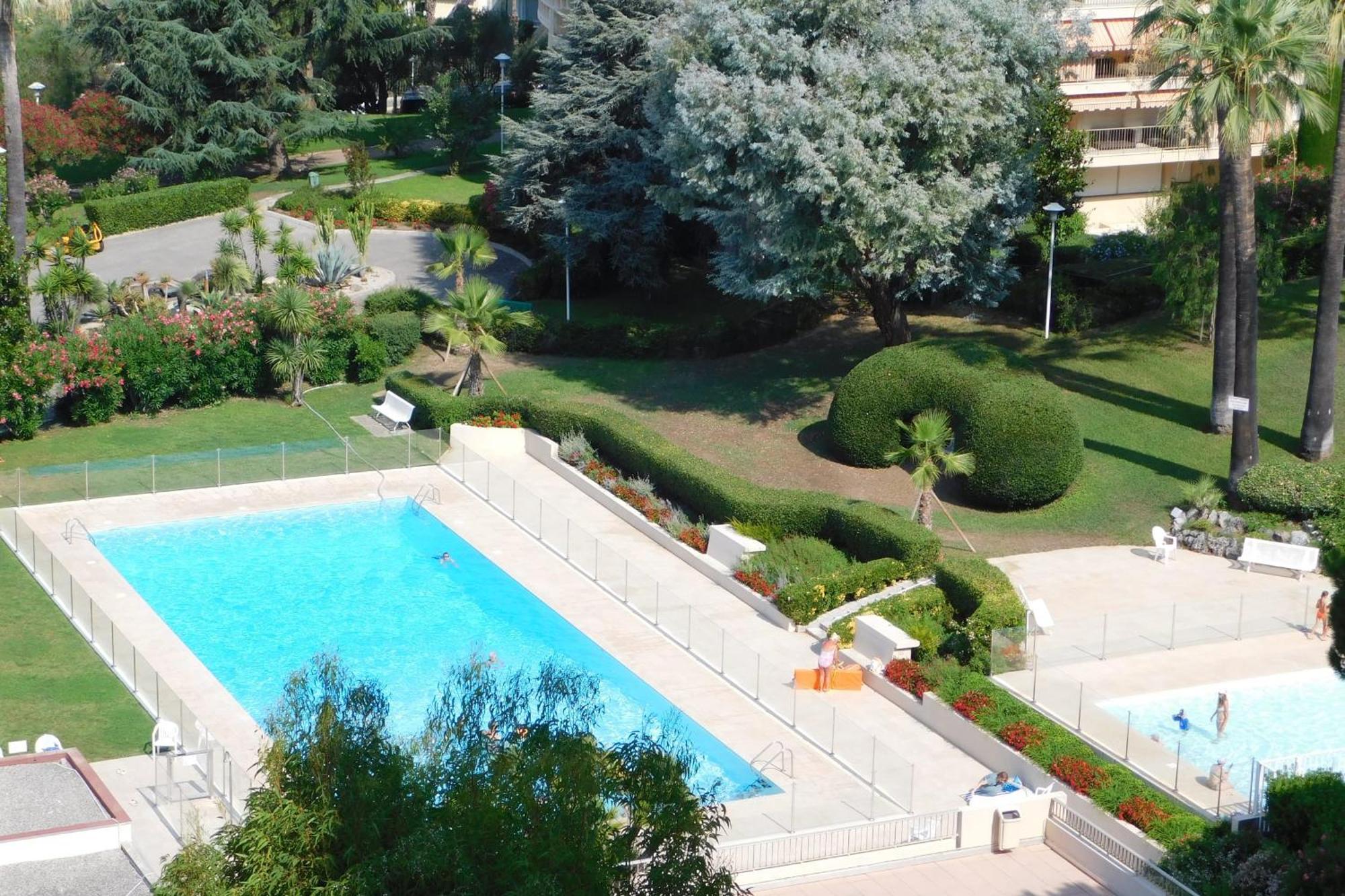 Charming T2 Eden Park With Swimming Pool Private Parking Juan-les-Pins Exterior foto